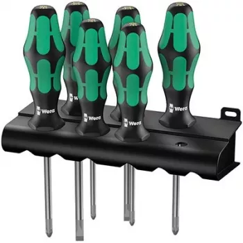 Wera 335/350/355/6 Kraftform Plus -sarja standardiruuvitaltat Wera 335/350/355/6 Kraftform Plus