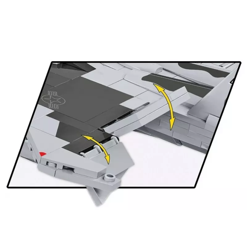 Cobi rakennuspalat Boeing F-15EX Eagle II mallisarja COIB-5900, keräiltävä mittakaavasarja