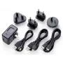 Verkkolaite Tascam PS-P520U, sisäkäyttö yleinen 100–240V 5V 2A, koaksiaali/Micro-USB/USB-C, musta