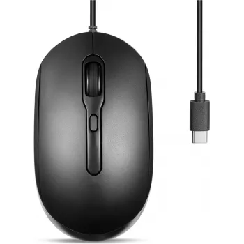 Perixx PERIMICE-222CB hiiri optinen hiljainen USB-C musta - hiiri - optinen (PERIMICE-222CB)