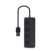 USB 2.0 -keskitin Gembird UHB-U2P4-05, 4 USB-liitäntää