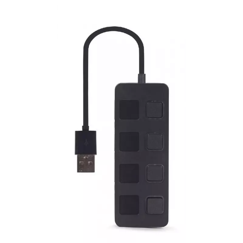 USB 2.0 -keskitin Gembird UHB-U2P4-05, 4 USB-liitäntää