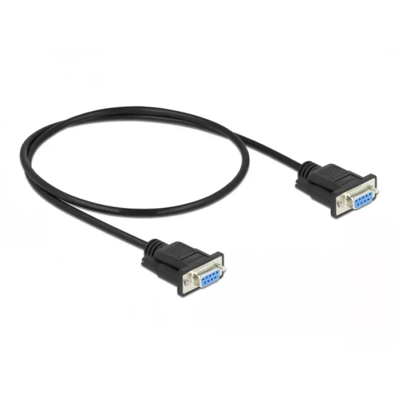 Sarjakaapeli RS-232 DeLOCK 87308 0,5 m naaras-naaras