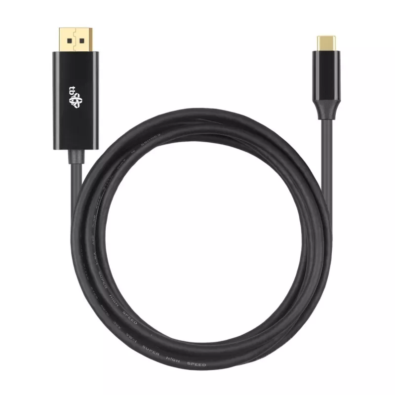 USB-C–DisplayPort-kaapeli TB AKTBXVDUSBCDP2B 2 m – musta