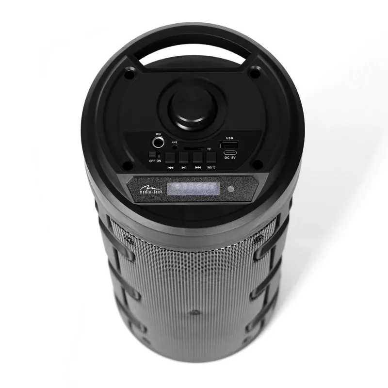 Media-tech Partybox Keg Bt - kompakti Bluetooth-stereokaiutin FM-radiolla, MP3-soittimella MT3165