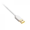 Spiraalikaapeli USB Ducky White Edition DACOC2-WHT1, irrotettava, valkoinen spiraalimalli