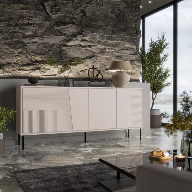 4D ABI -lipasto 200x45x88 kaschmir-matta