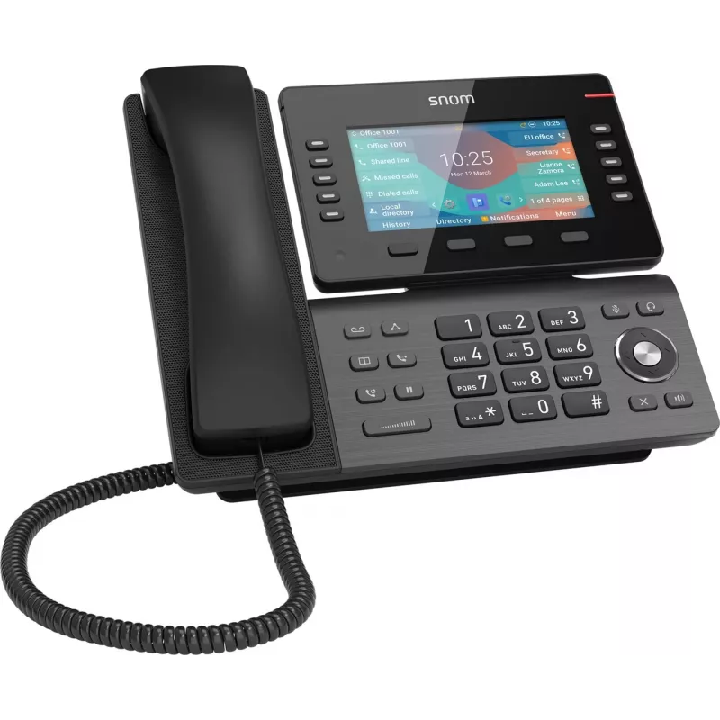 IP-puhelin Snom D865 harmaa TFT Wi-Fi 12,7 cm näyttö
