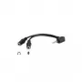 ROLINE kuulokemikrofonisovitin - 4-napainen mini-pistoke uros mini-phone stereo 3,5 mm naaras