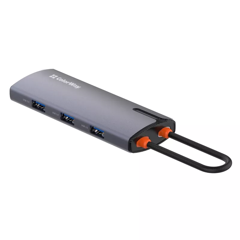 ColorWay 6-in-1-telakointiasema | CW-HUB03 | 100 W