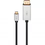 Goobay | USB-C - DisplayPort adapterikaapeli | 60176 | Type-C | DisplayPort | USB-C - DisplayPort | 2 m