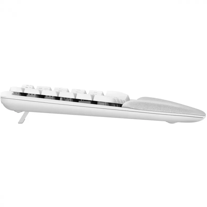 Logitech Wave Keys näppäimistö pehmustetulla rannetuella langaton Bluetooth LE QWERTY off-white (PAN)
