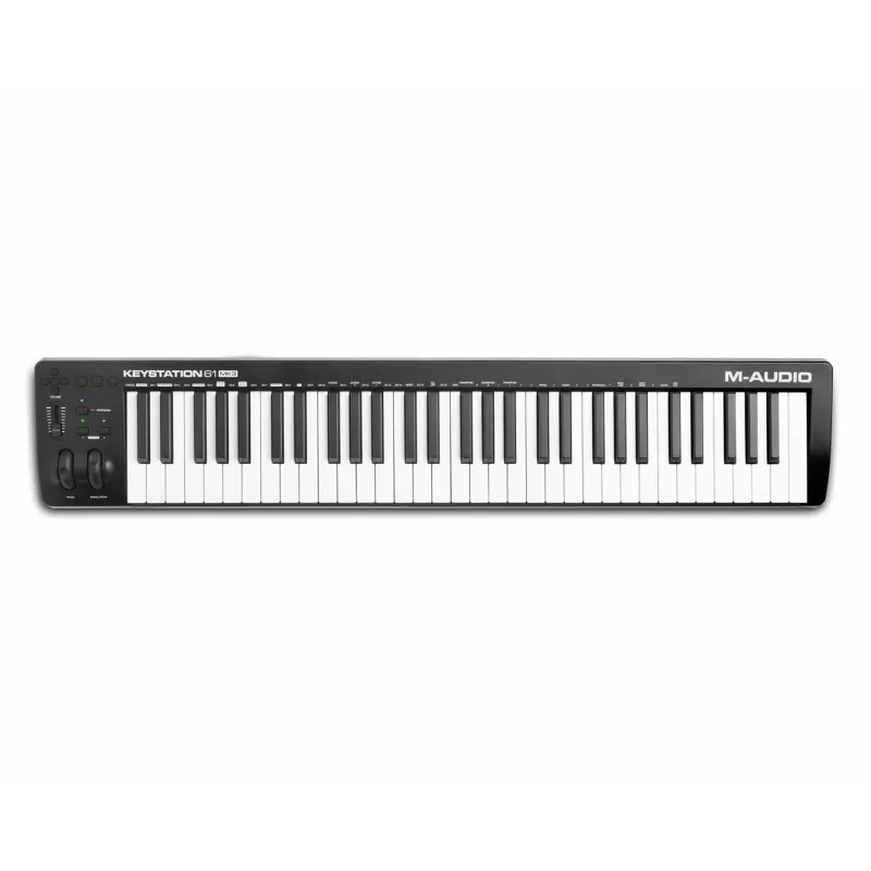 M-AUDIO Keystation 61 MK3 MIDI-kosketinsoitin 61 kosketinta USB musta, valkoinen