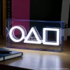 Pöytä- ja riippuvalaisin Paladone LED Neon Light Squid Game Design PP13775SG