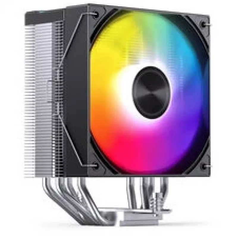 CPU-jäähdytin Jonsbo CA40 musta ARGB, 120 mm PWM-tuuletin, 225 W TDP, musta