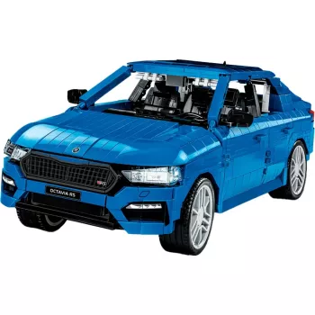 Rakennuspalikat Cobi Skoda Octavia RS malli (2405 osaa), 10-vuotiaasta, musta/sininen