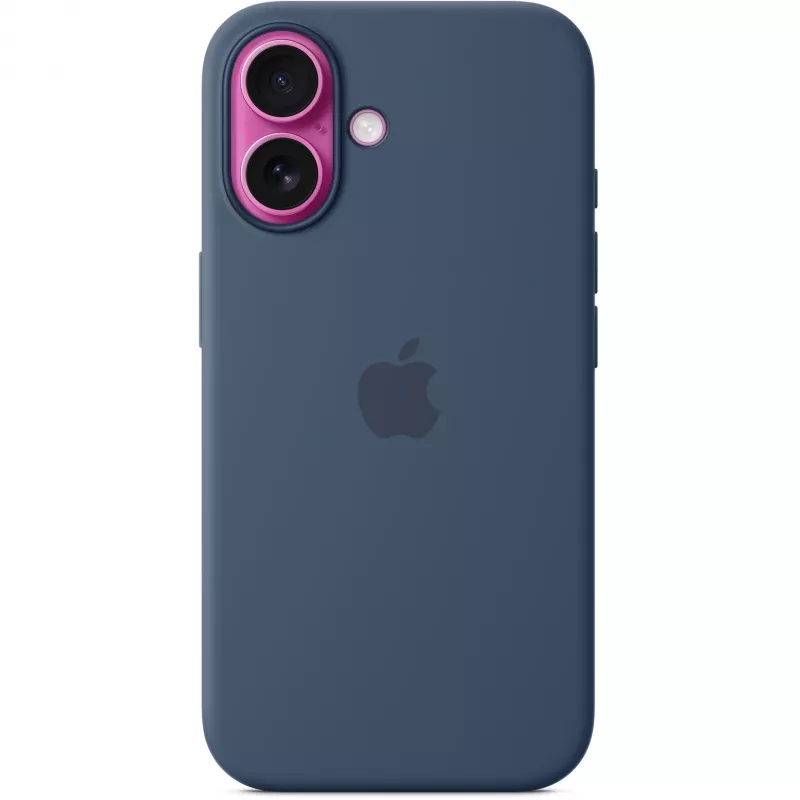 Apple MYY23ZM/A silikonikuori MagSafella iPhone 16:lle, sininen (Denim)