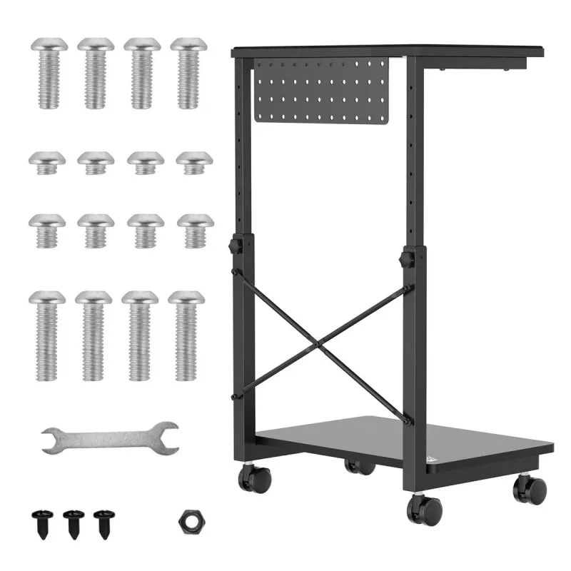 CPU-telakka NanoRS-hyllyllä, maks. 80 kg, korkeussäädettävä 550–850 mm, RS430