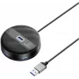 Renkforce RF-USBH-400 4 portin USB 3.0 -keskitin musta mattapinta (RF-6266640)