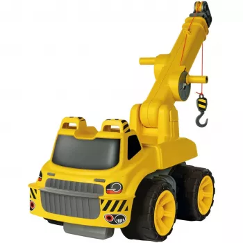 Nosturirekka BIG Power Worker Maxi nosturi keltainen 3–7 vuotta