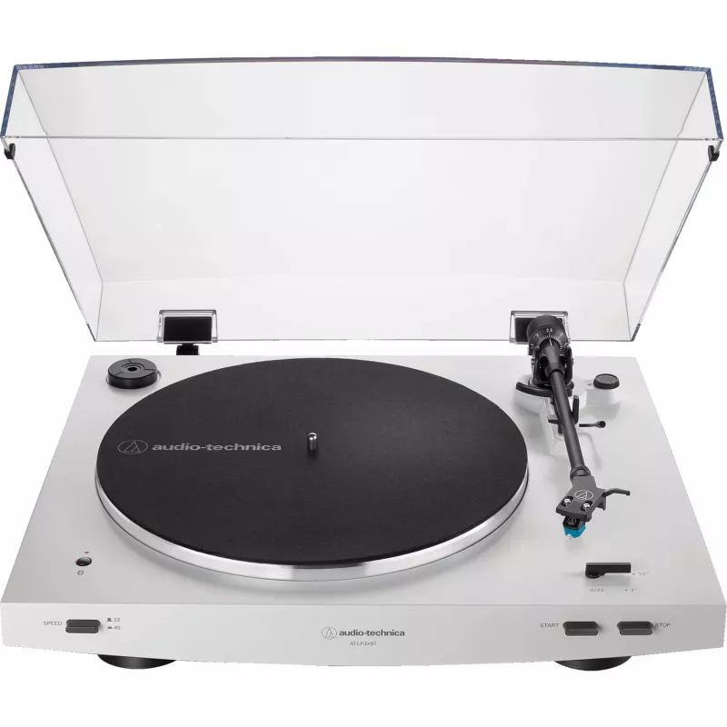 Audio-Technica automaattinen hihnavetoinen levysoitin AT-LP3XBTWH hihnaveto, valkoinen