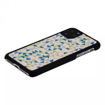 Älypuhelinkotelo man and wood iPhone 11 Pro Maxille – sininen kolmio, musta suojakansi