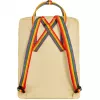 Fjällräven Kanken Rainbow reppu vapaa-ajan reppu Oak vinylon