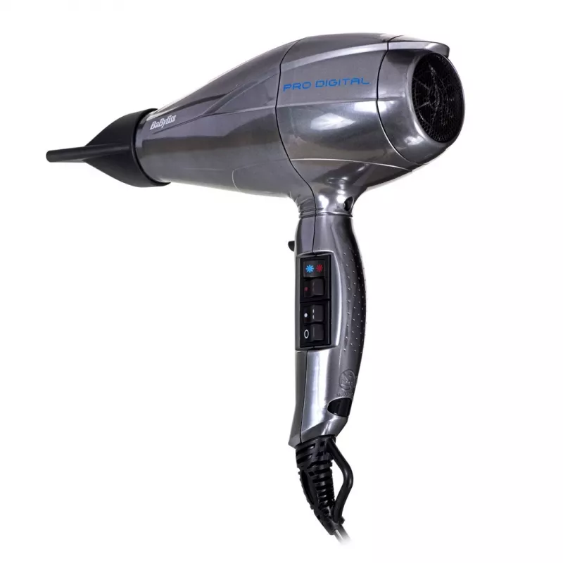 BaByliss Pro Digital harmaa, hopea 2200 W