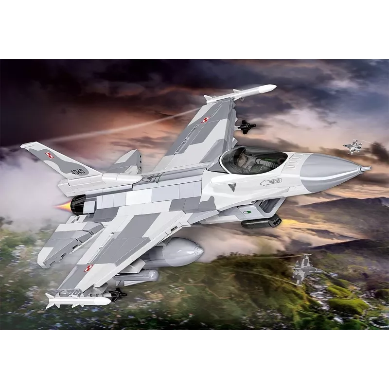 Rakennussarja Cobi F-16C Fighting Falcon – 463 osaa, mallirakennussarja mittakaavassa