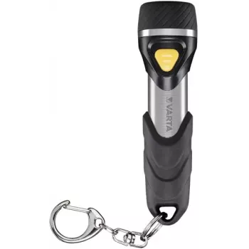 Varta Day Light Key Chain Light - avaimenperävalo - alumiini - musta - ABS synteettinen - alumiini - kumi - LED - 1 valo - 12 lm