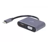 Cablexpert A-USB3C-HDMIVGA-01 USB-näytönohjainsovitin harmaa