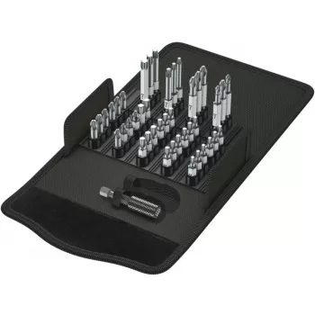 Wera BS 43 Universal 1 - 43 kpl - Phillips - Pozidriv - Torx - PH 1 - PH 2 - PZ 1 - PZ 2 - PZ 3 - T10 - T15 - T20 - T25 - T30 - T40 - ruostumaton teräs -