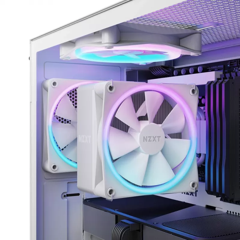 NZXT T120 RGB -prosessorituuletin 12 cm valkoinen 1 kpl