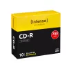 Intenso - 10 x CD-R - 700MB (80 min) 40x - Slim Jewel Case - tallennusmedia (1001622)