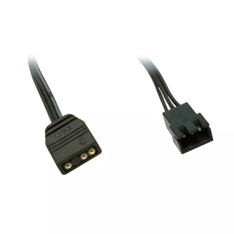Alphacool 18604 liitäntäkaapeli, 3-pin – 3-pin Digital RGB, 15 cm