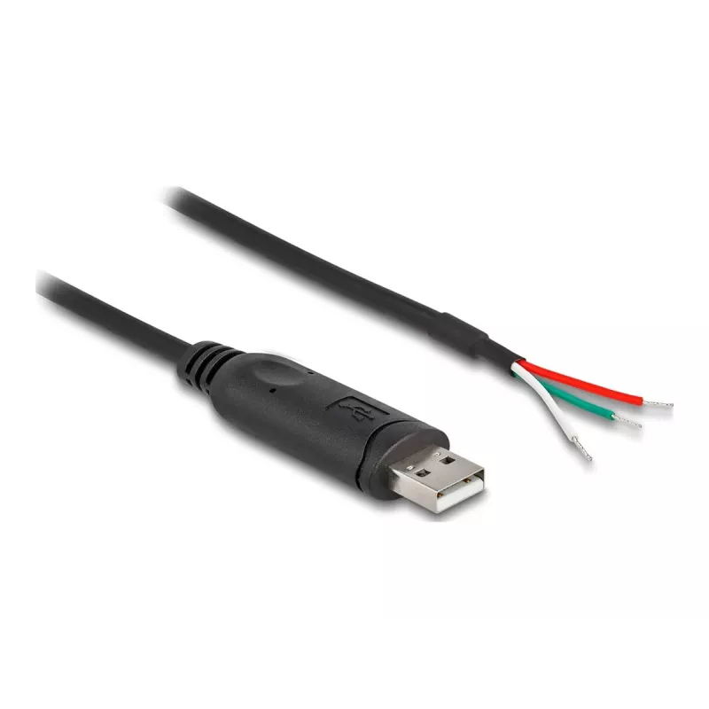 DELOCK adapterikaapeli USB 2.0 Type-A sarjaporttiin RS-485 2 m musta