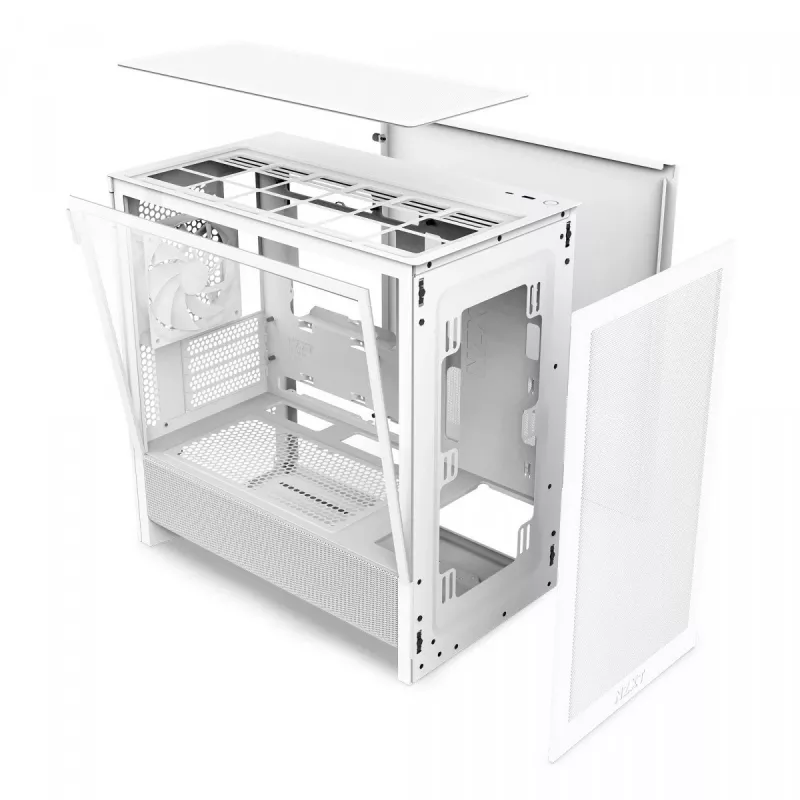PC-kotelo NZXT H9 H3 Flow Midi Tower valkoinen