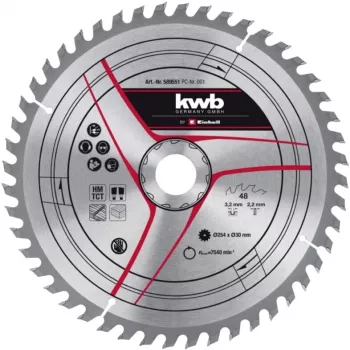 KWB HW-katkaisulaikka Ø 254 x 30 mm, 3,2 mm, 48 hammasta