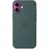 Apple iPhone 16 Plus -silikonikotelo MagSafe-yhteensopiva – merenvihreä
