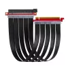 SilverStone SST-RC04B-400 PCIe x16 -riser-kaapeli, PCIe 3.0, 40 cm, musta