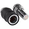 Alphacool Quick Disconnect -sarja BLH1A IG-IG Schott-liittimellä – pikaliitinpari G½/G1/4-liittimille