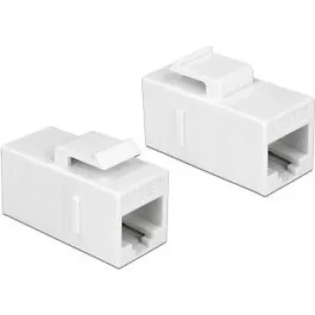 Keystone-moduuli DeLOCK 86379 kulmamalli valkoinen RJ-45