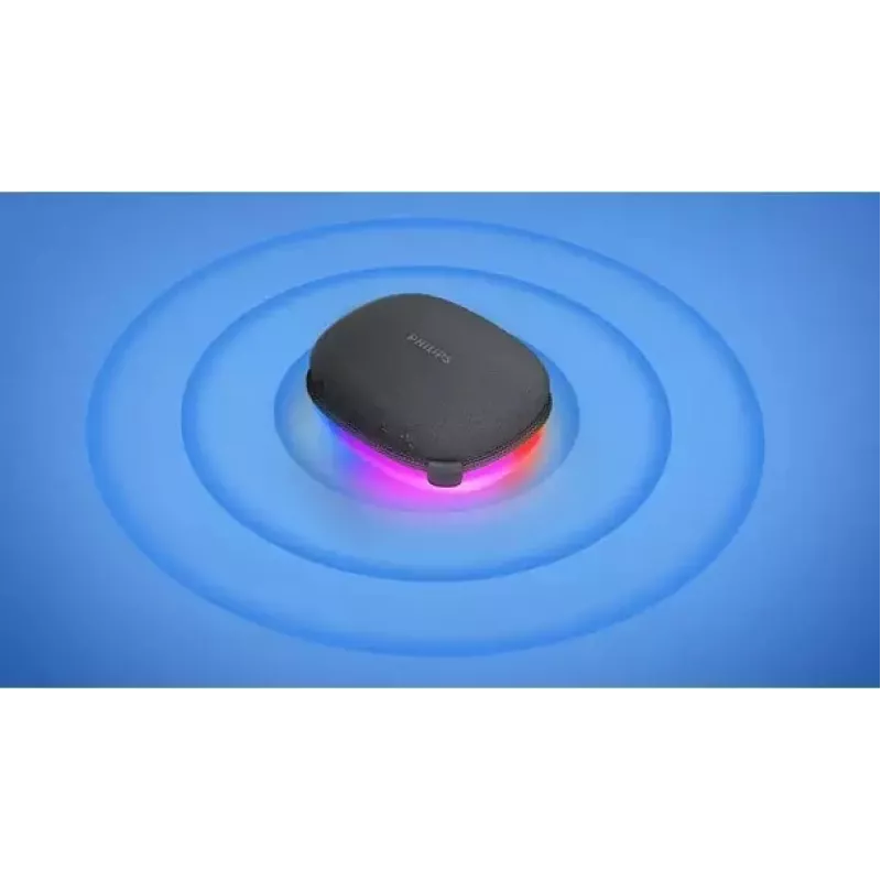 Bluetooth-kaiutin Philips TAS2307BK/00 integroiduilla valoilla, langaton äänentoisto