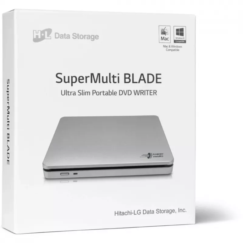 GP70NS50 SLIM, ulkoinen DVD-poltin (hopea, ulkoinen, USB 2.0, 5,25)