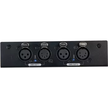 DMX-jakaja EUROLITE DMX Split 2 3/5-pin — 1 tulo 2 lähtöön, tukee 3-pin- ja 5-pin-DMX