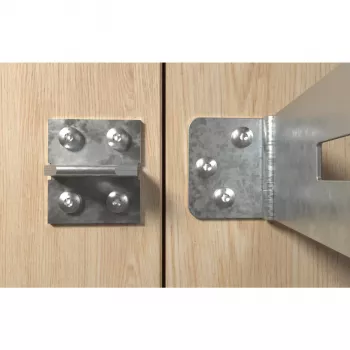 Ruuvi FISCHER 670332 — metallinen puuruuvi 40 mm, Ø 4,5 mm, kierreosan pituus 35 mm, 200 kpl