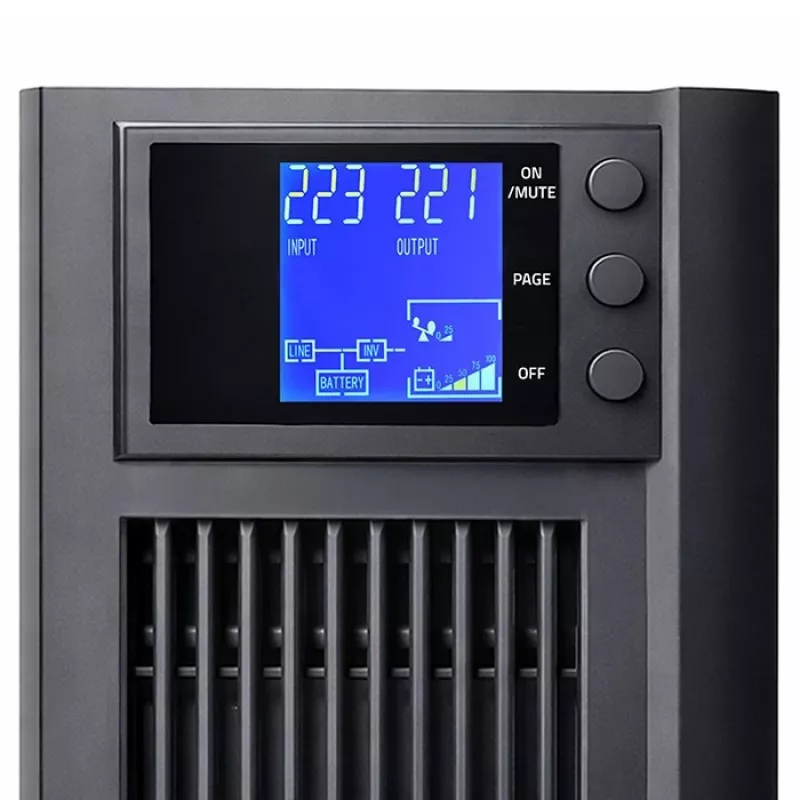 UPS QOLTEC puhdas siniaalto 3kVA 2400W AVR:llä ja LCD-näytöllä