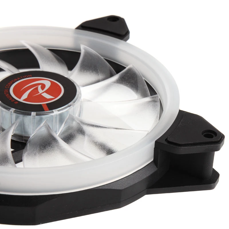 RAIJINTEK IRIS 14 Rainbow RGB-LED-tuuletin 140 mm, 2 kpl:n sarja ohjaimella