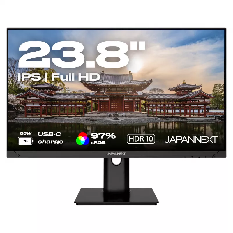 Japannext JN-IPS238FHDR-C65W-HSP näyttö