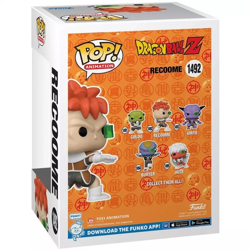 Funko Pop -figuuri Dragon Ball Z Recoome (143277)
